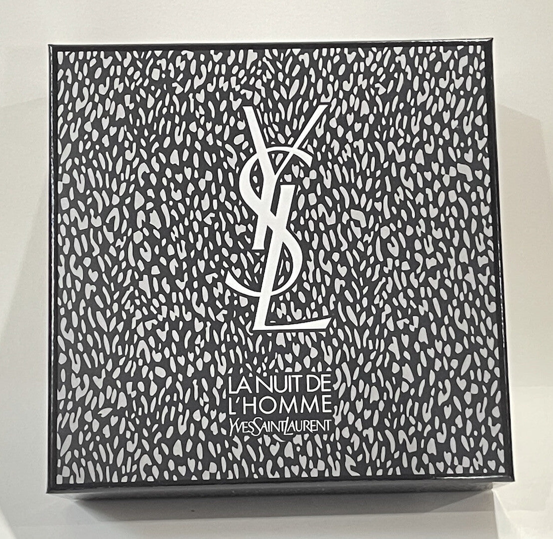 Ysl La Nuit 2pc Gift Set With 3.3oz Edt Spray + 2.6oz Deodorant Stick New In Box