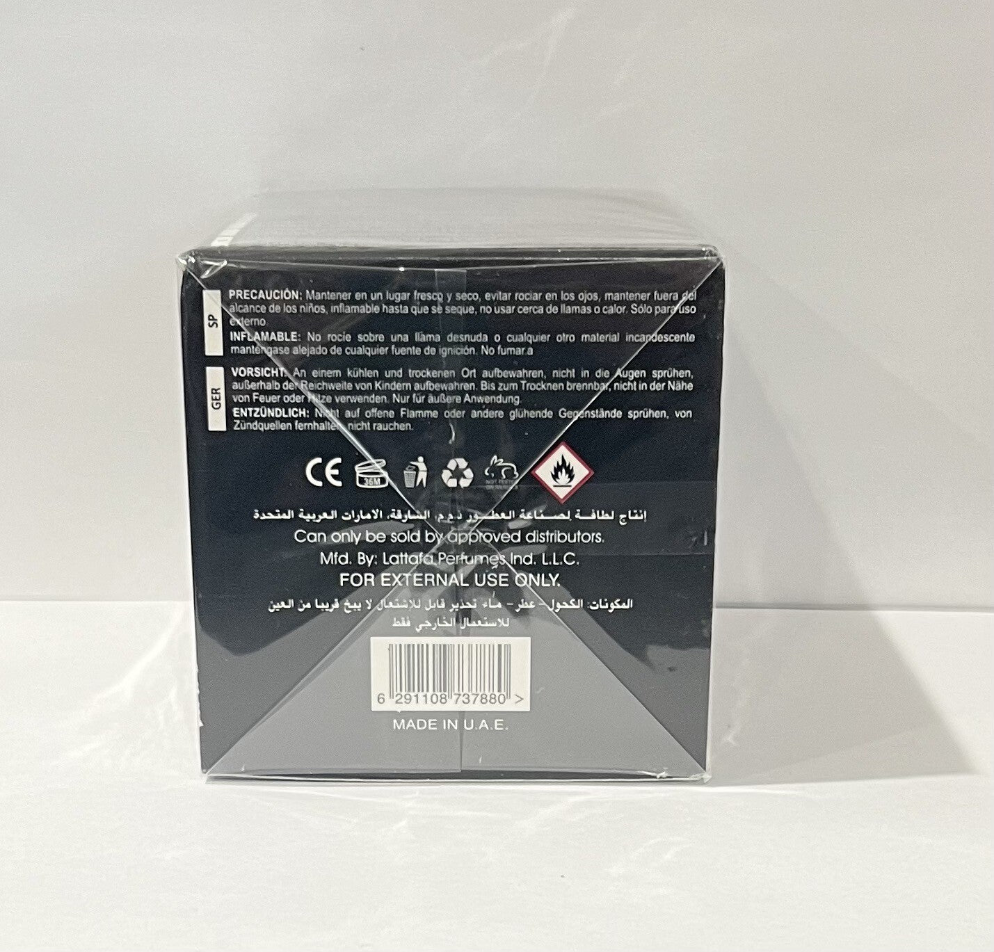 Lattafa Asad 3.4oz EDP Spray For Men New In Box