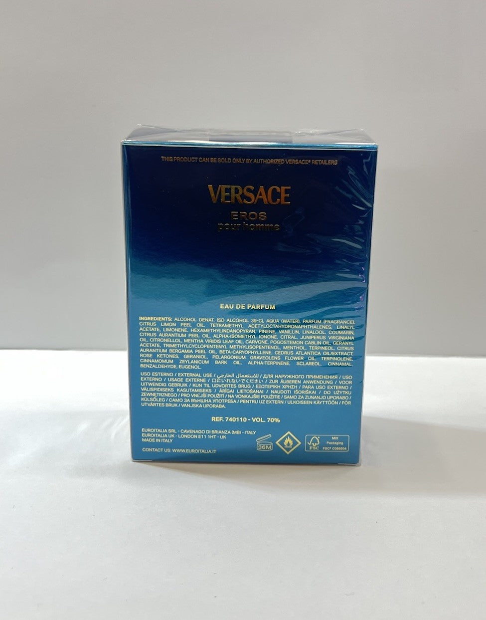 Versace Eros PARFUM For Men 3.4oz New In A Box