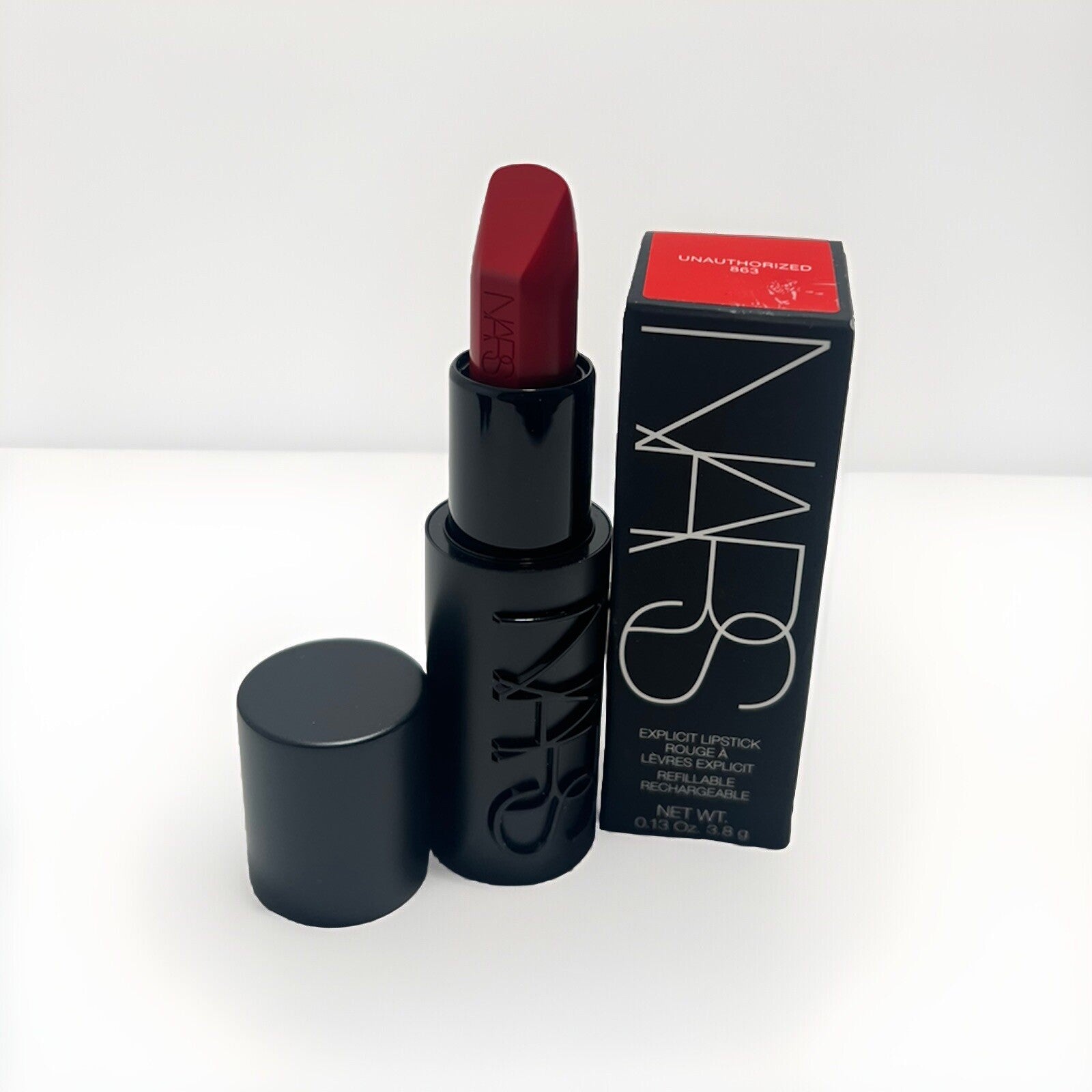 Nars Explicit Refillable Lipstick Unauthorized 863 New Released In Box