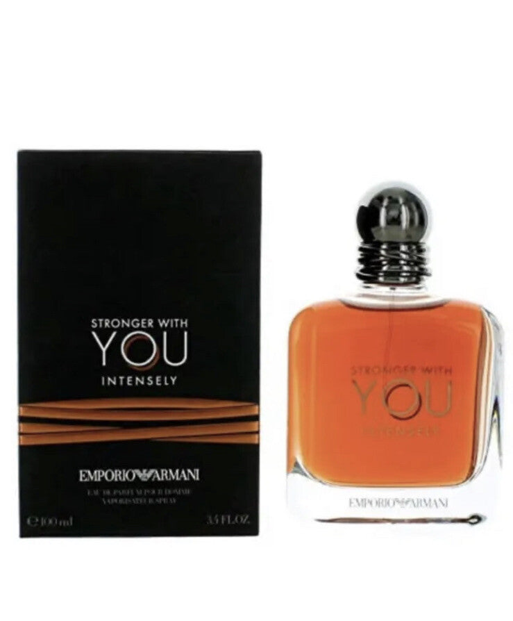 Emporio Armani Stronger With You INTENSILY 3.4oz EDP  Spray For Men New In Box