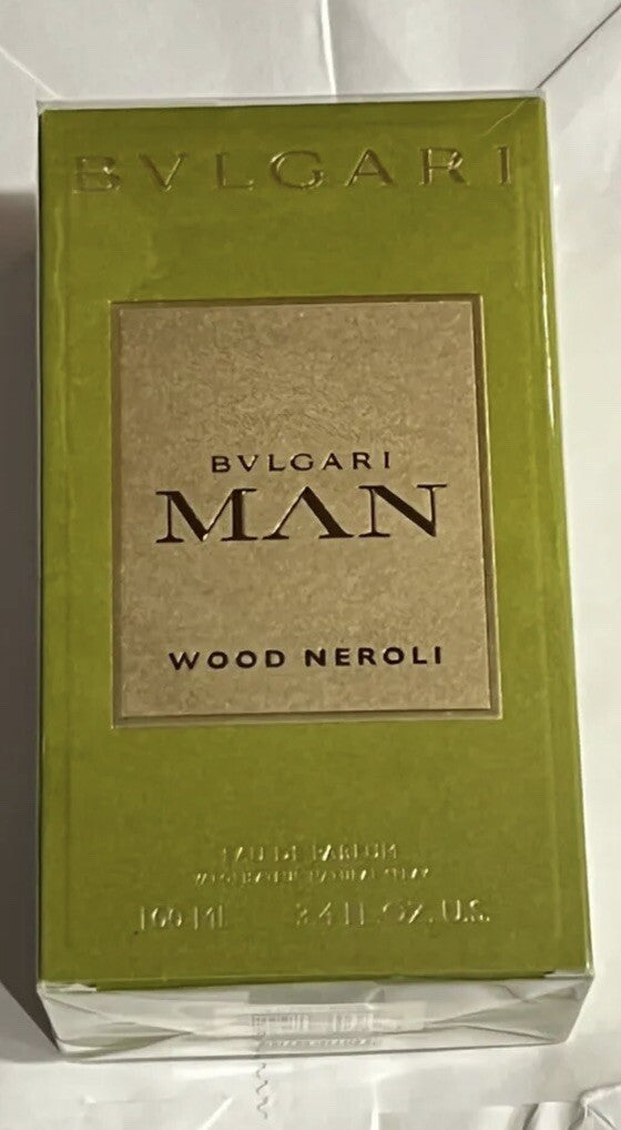 Bvlgari Man Wood Neroli 3.4oz Edp Spray For Men New In Box