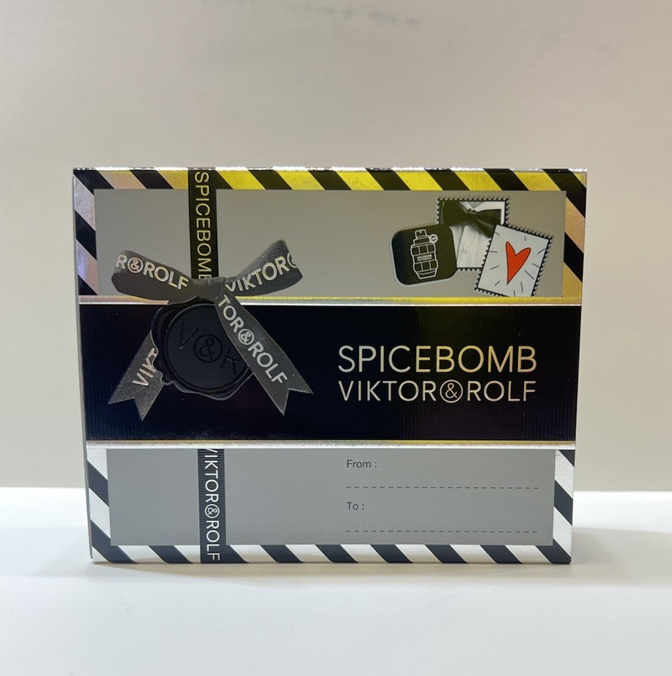 Spicebomb By Victor & Rolf 2pc Mini Set With 7ml EDT Splash+15ml A/S/B