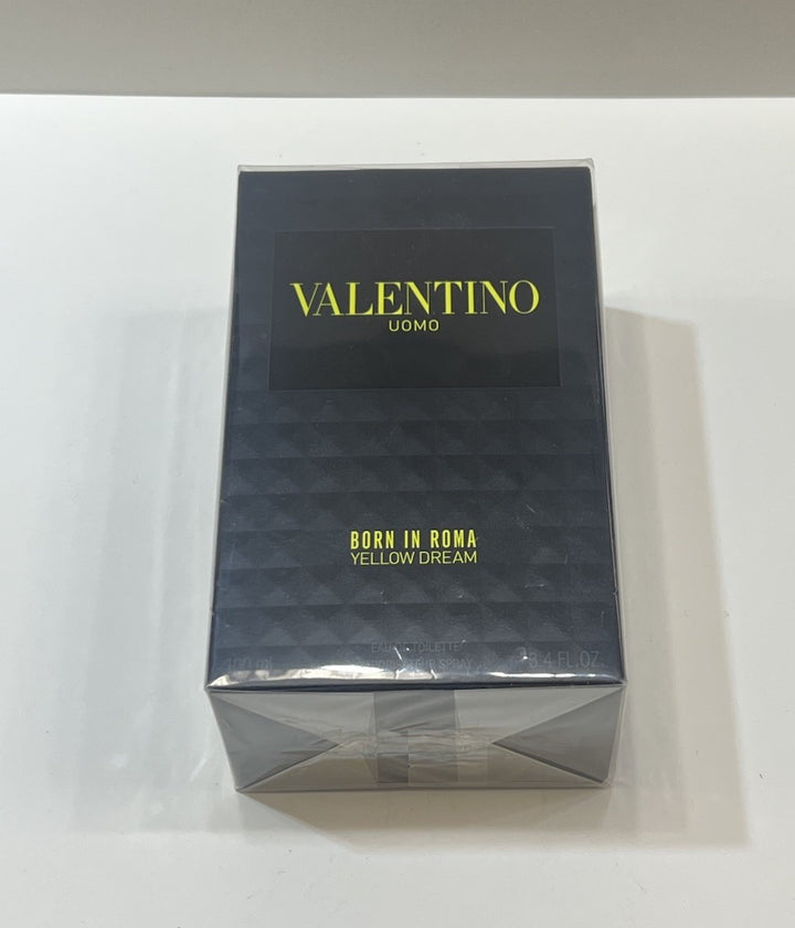 Valentino Born In Roma Yellow Dream 3.4oz Edt Spray For Men New In Box