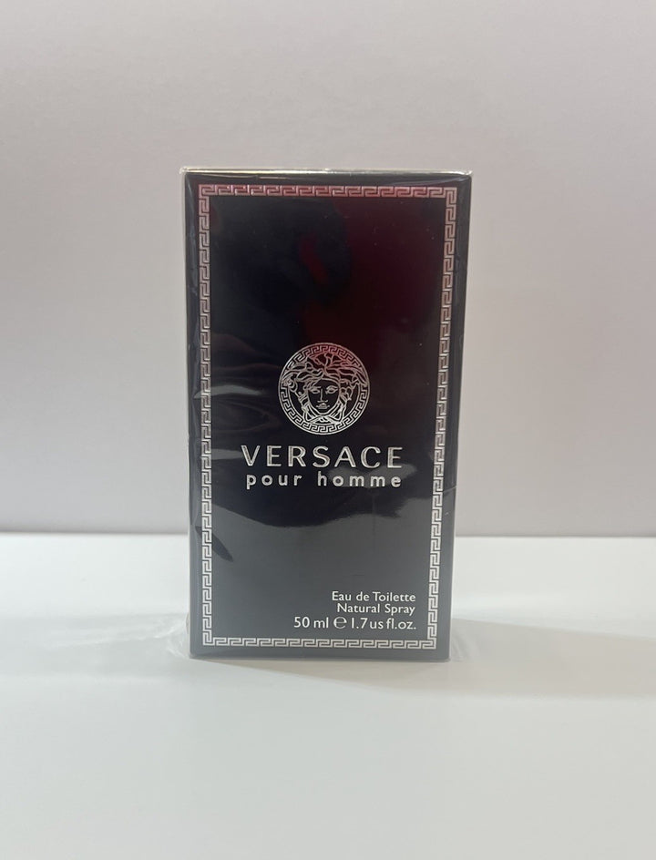 Versace Pour Homme 1.7oz Edt Spray For Men New In Box
