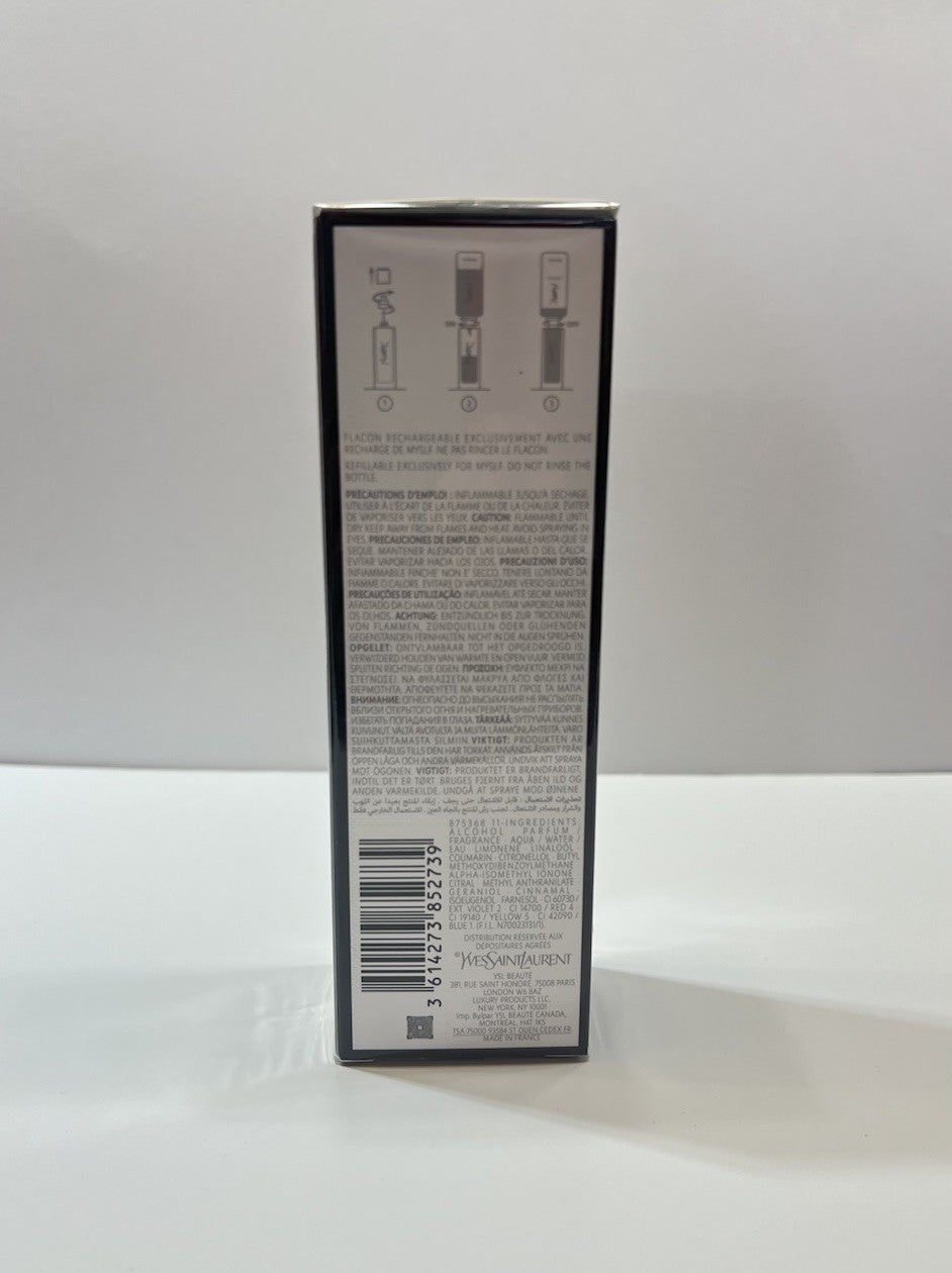 Yves Saint Laurent MYSLF 1.3oz oz  EDP Rechargeable Spray For Men New Box