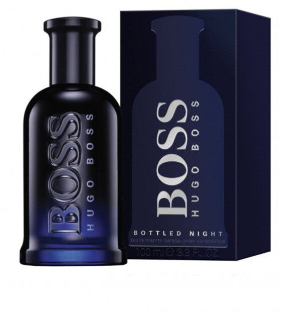 Boss Bottle Night 3.4oz Edt Spray For Men New In Box