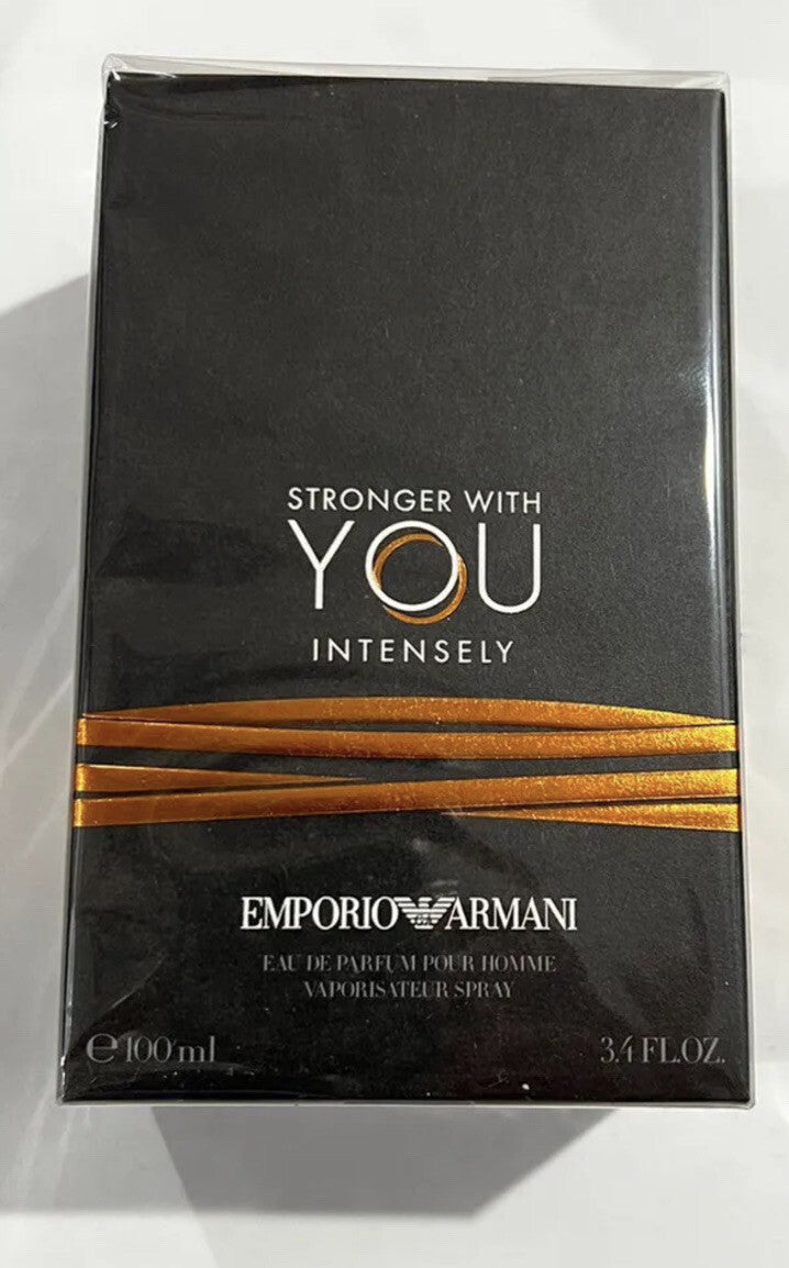 Emporio Armani Stronger With You INTENSILY 3.4oz EDP  Spray For Men New In Box