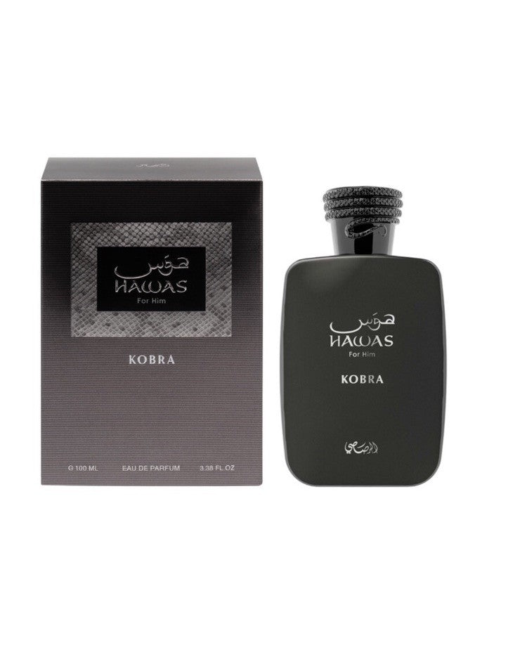 Hawas Kobra By Rasasi 3.4oz Edp Spray For Men