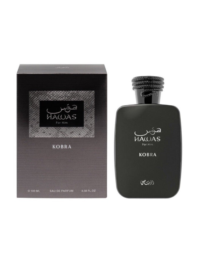 Hawas Kobra By Rasasi 3.4oz Edp Spray For Men
