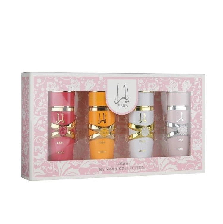 Lattafa Yara Collection 4pc Set 25ml Each New In Gift Box
