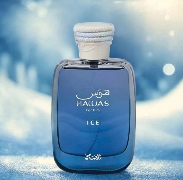 Rasasi Hawas Ice 3.4oz Edp Spray For Men