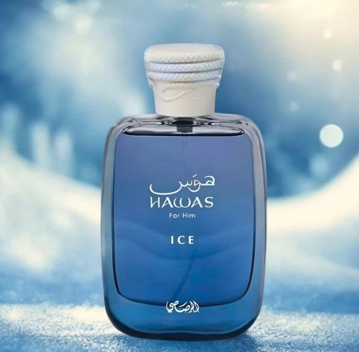 Rasasi Hawas Ice 3.4oz Edp Spray For Men