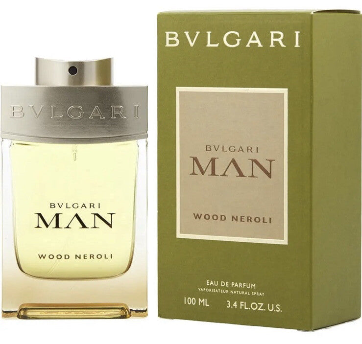 Bvlgari Man Wood Neroli 3.4oz Edp Spray For Men New In Box
