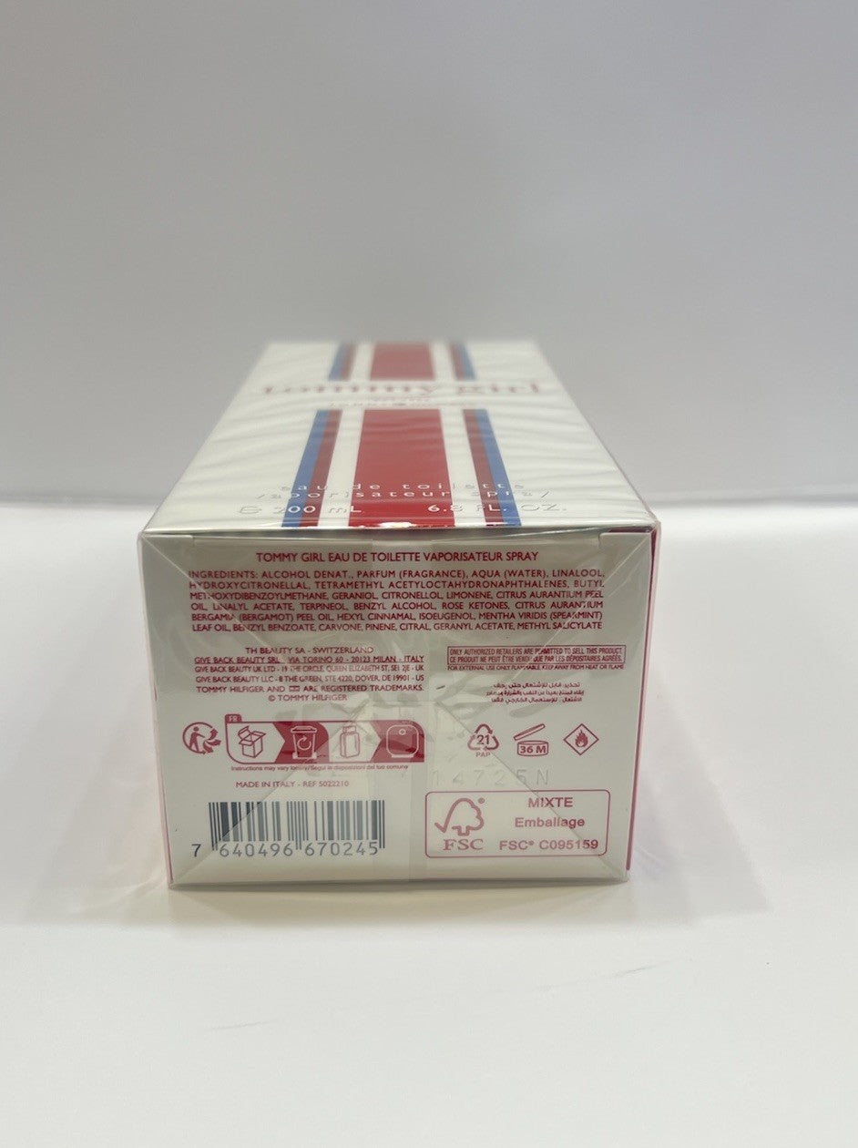 Tommy Girl By Tommy Hilfiger 6.8oz/200ml Edt Spray For Women New In Box