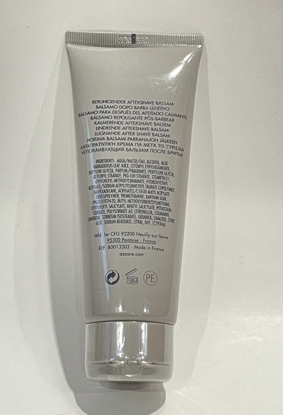 Azzaro Wanted 3.4oz After Shave Balm New In Box