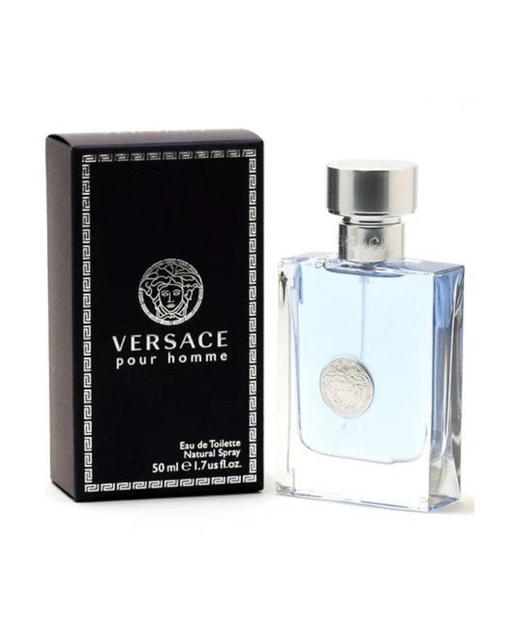 Versace Pour Homme 1.7oz Edt Spray For Men New In Box