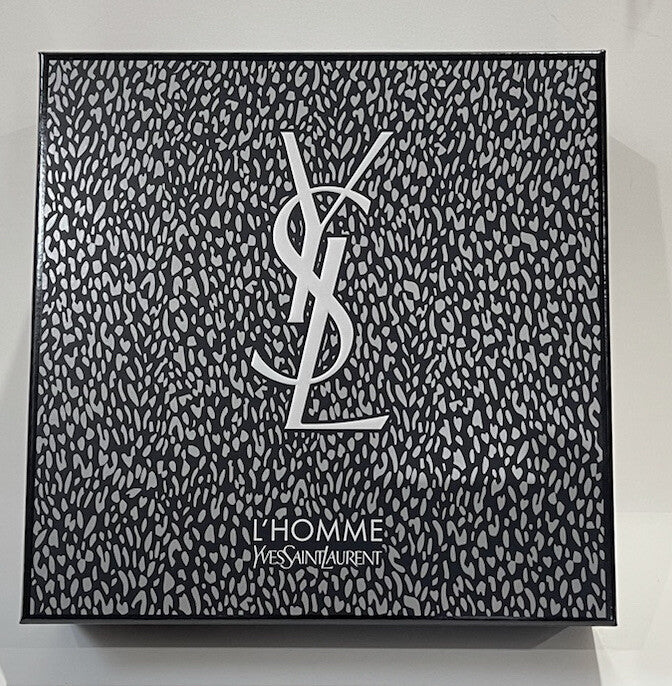 Ysl L’homme 3pc Gift Set With 3.4oz Edt+1.6 Body Lition+1.6 Shower Gel