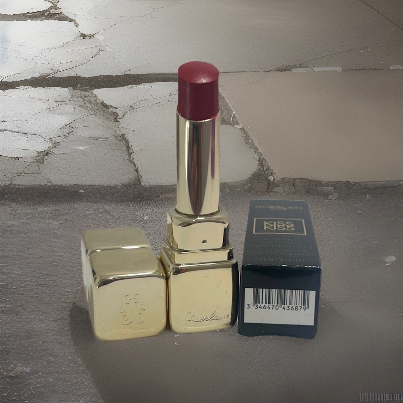 Guerlain KissKiss Shine Bloom Lip Colour 519 Floral Brick New In Box