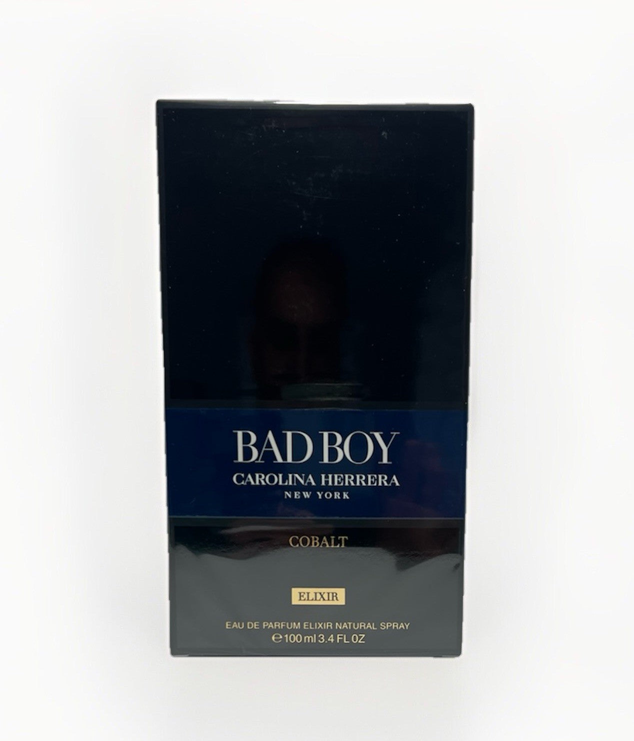 Bad Boy Cobalt Elixir By Carolina Herrera 3.4oz Edp Spray For Men New In Box