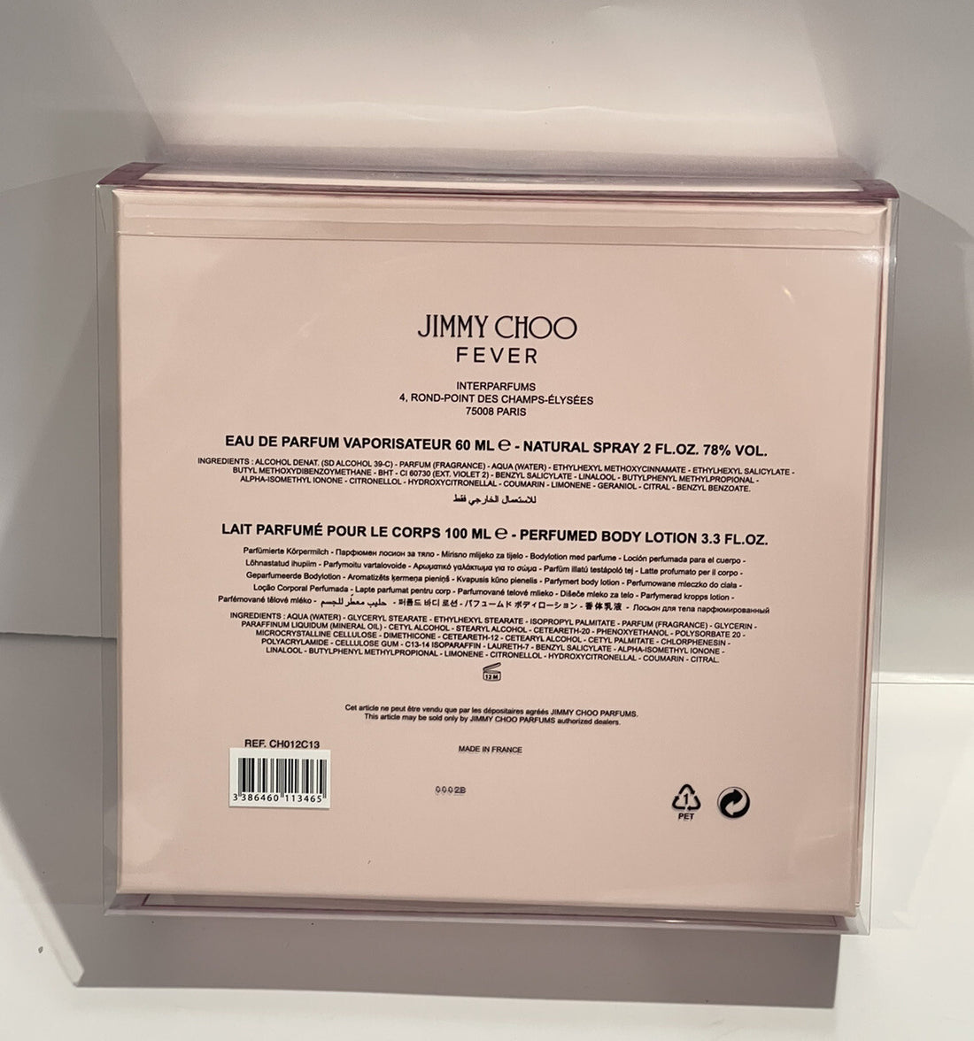 Jimmy Choo Fever 2 Piece Gift Set For Women New In Box