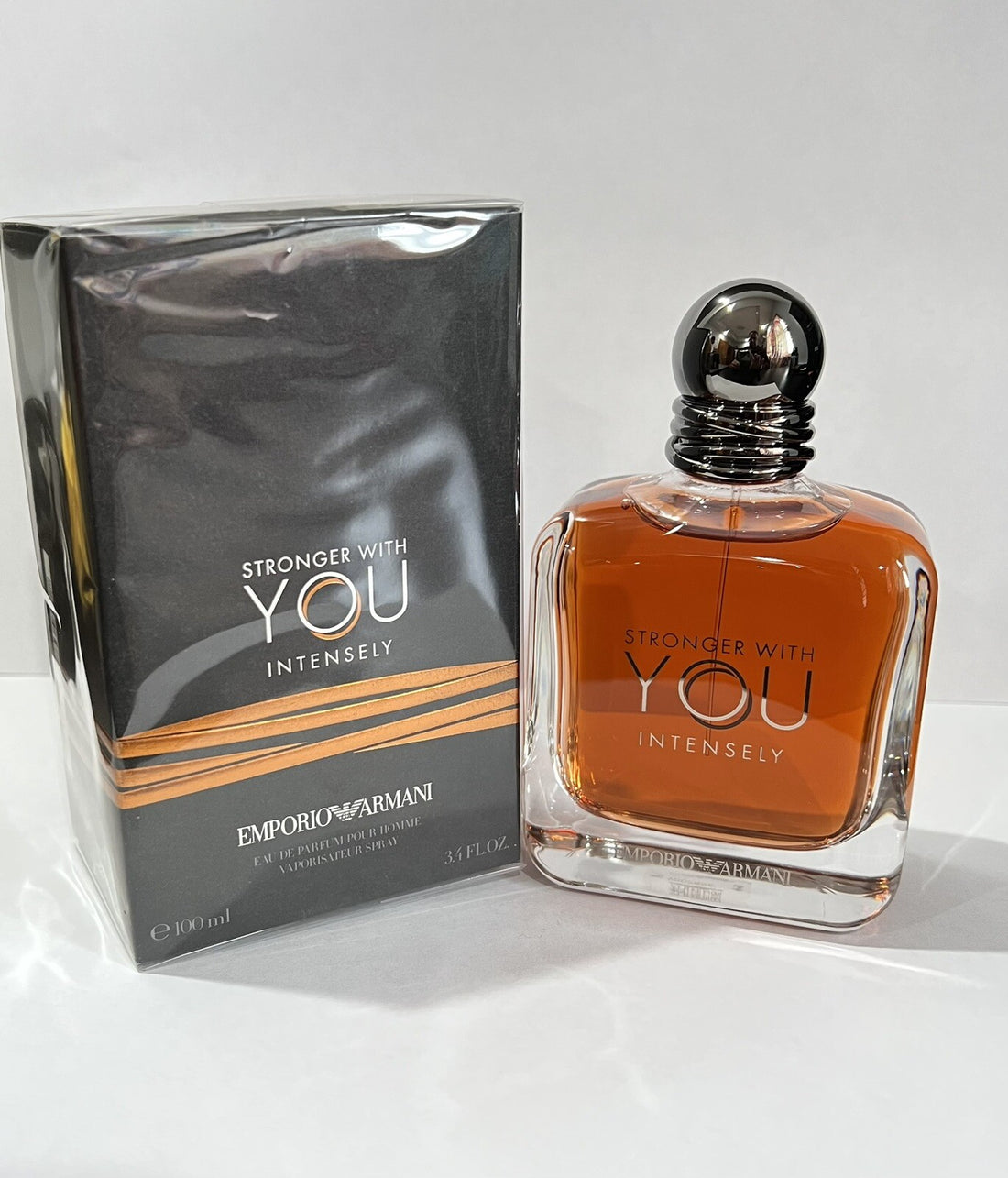 Emporio Armani Stronger With You INTENSILY 3.4oz EDP  Spray For Men New In Box