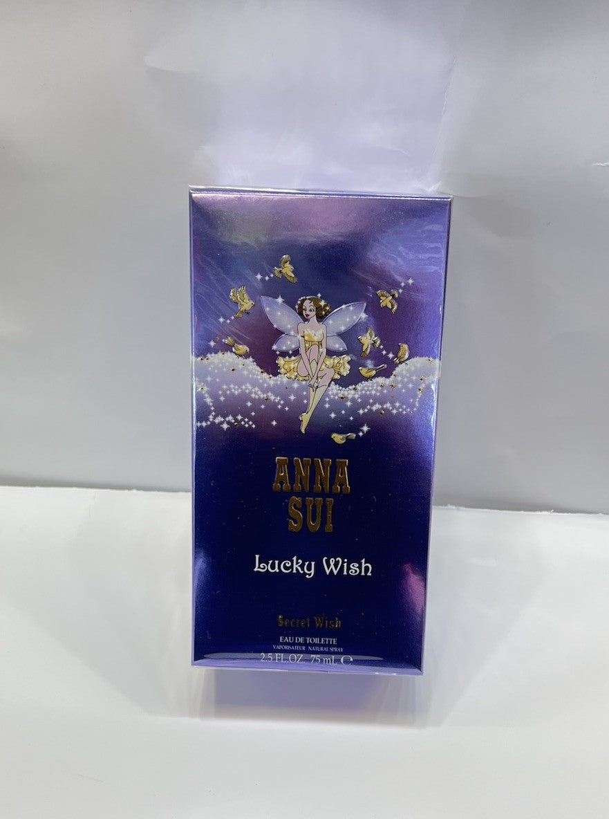 Anna Sui Lucky Wish Secret Wish 2.5oz Edt Spray New In Box
