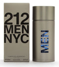 212 NYC Men By Carolina Herrera 3.4oz EDT Spray For Men New In Box