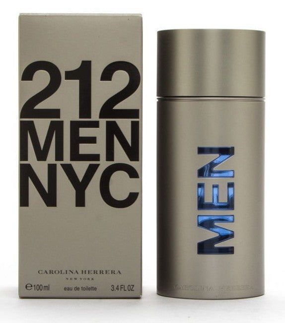 212 NYC Men By Carolina Herrera 3.4oz EDT Spray For Men New In Box