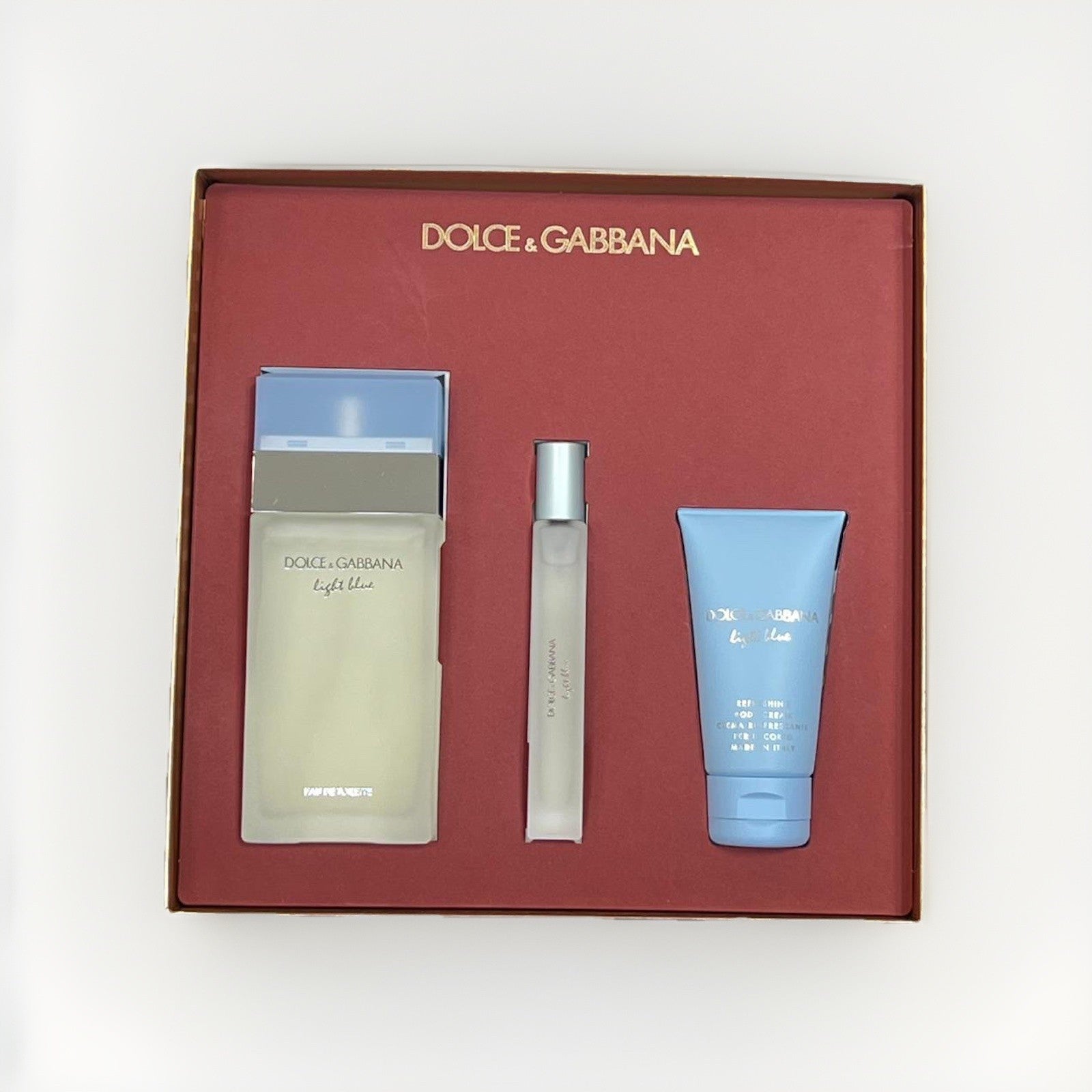 Dole Gabbana Light Blue 3pc Gift Set For Women
