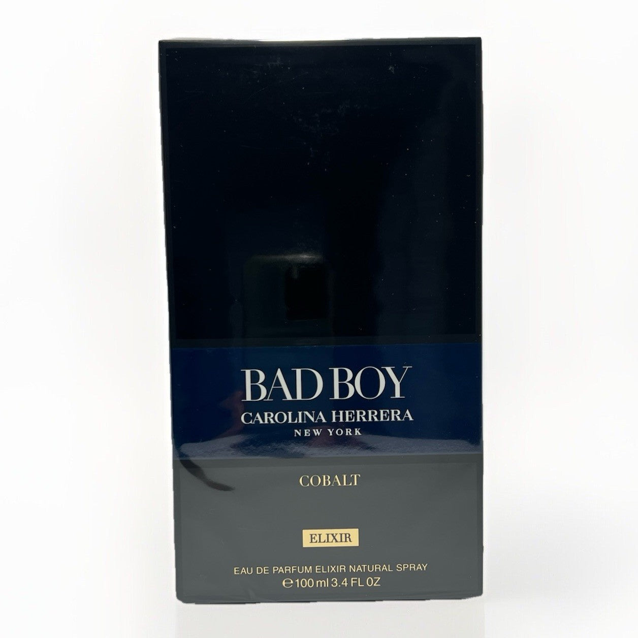 Bad Boy Cobalt Elixir By Carolina Herrera 3.4oz Edp Spray For Men New In Box