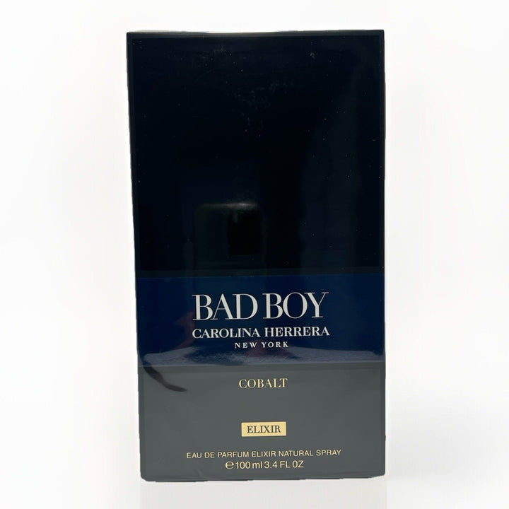 Bad Boy Cobalt Elixir By Carolina Herrera 3.4oz Edp Spray For Men New In Box