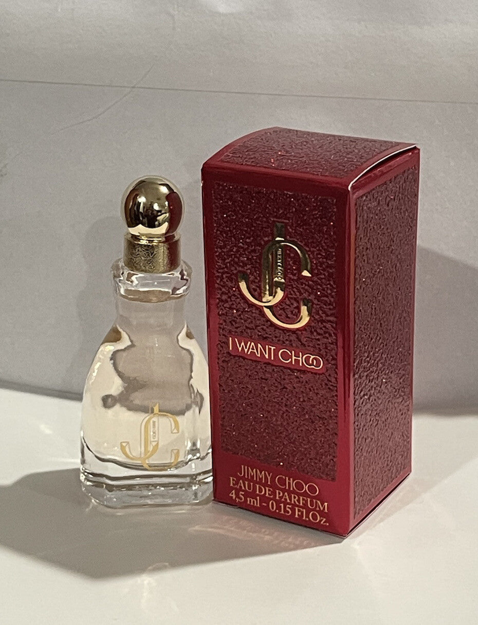 I Want Choo By Jimmy Choo 4,5ml Edp Splash Mini For Women New In Box