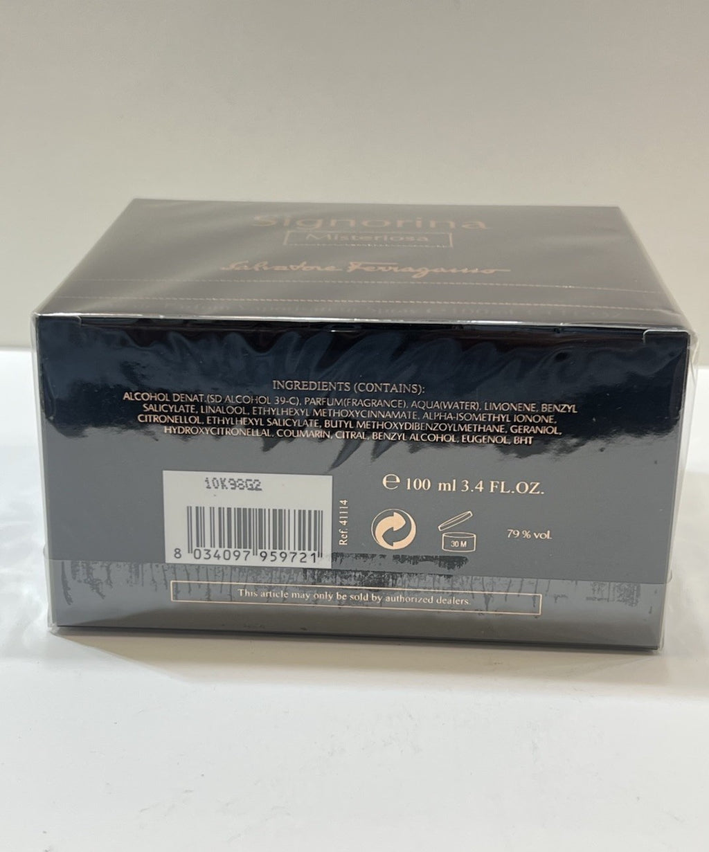 Signorina Misteriosa By Salvatore Ferragamo 3.4oz Edp Spray For Women New In Box