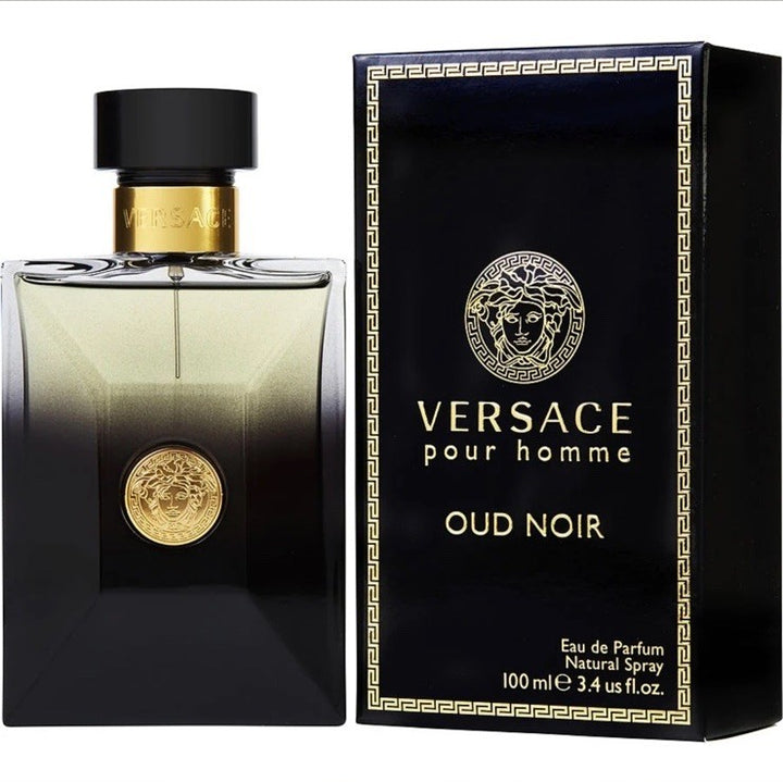 Versace Pour Homme Oud Noir 3.4oz Edt Spray For Men New In Box