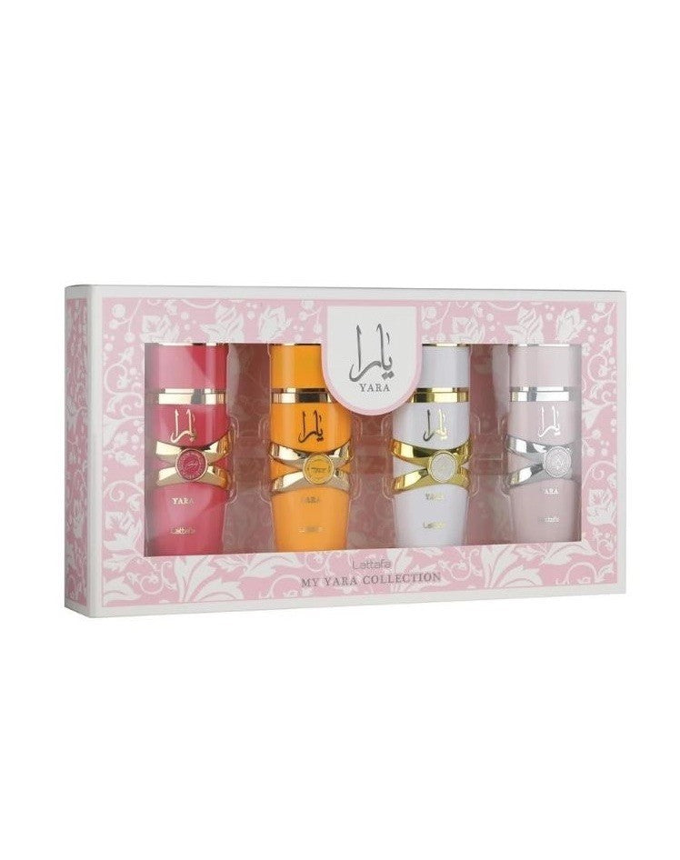 Lattafa Yara Collection 4pc Set 25ml Each New In Gift Box
