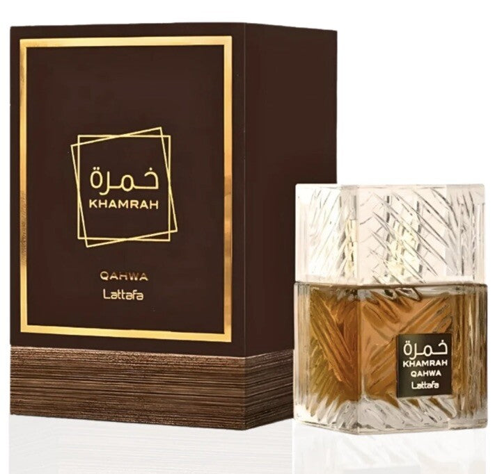 Lattafa Khamrah QAHWA 3.4oz EDP Spray For Unisex New In Box