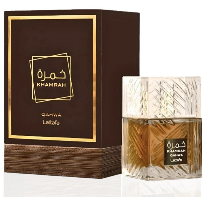 Lattafa Khamrah QAHWA 3.4oz EDP Spray For Unisex New In Box