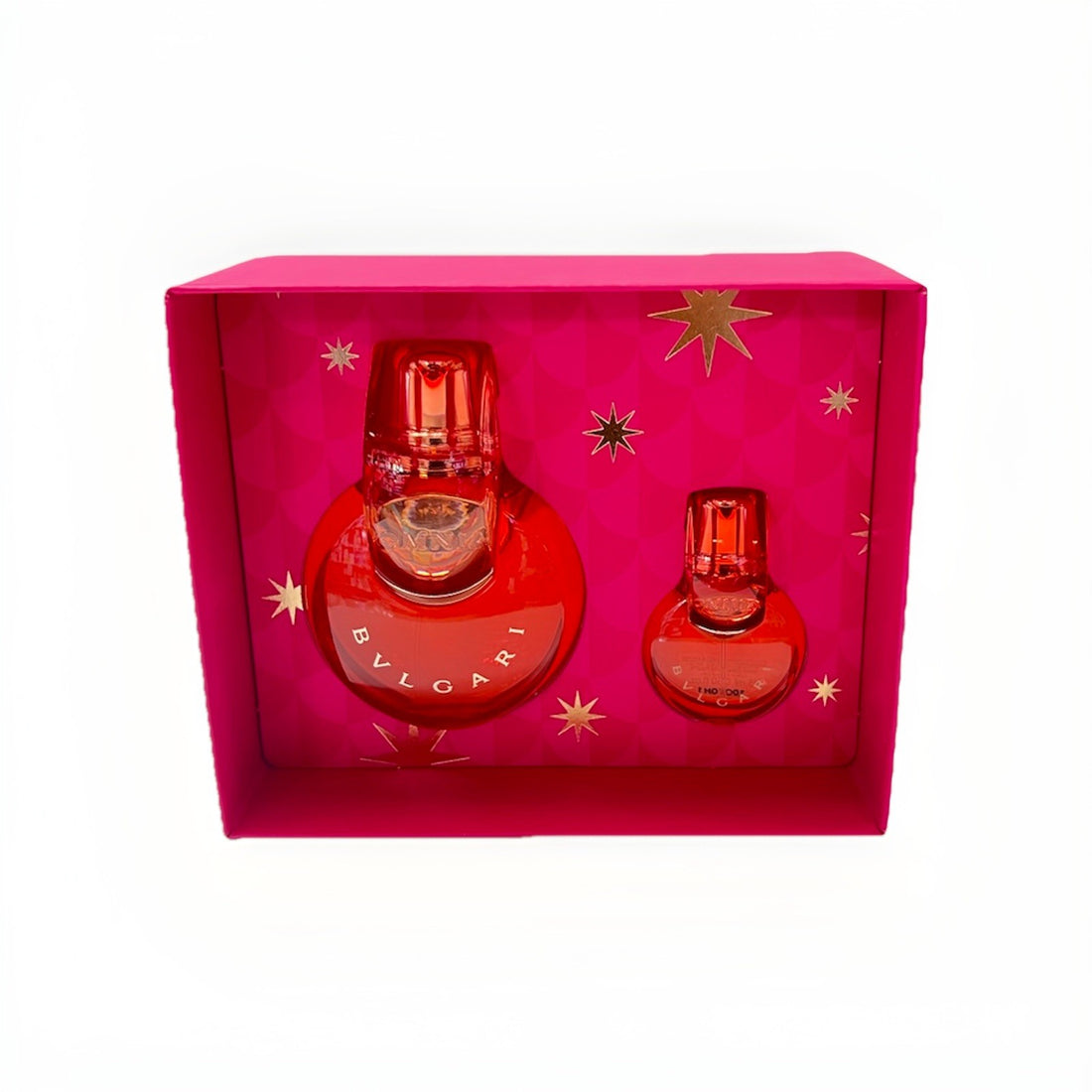 Bvlgari Omnia Coral 2pcs Gift Set With 3.4oz+0.5oz Edt Spray New In A Box