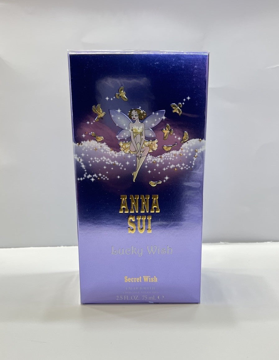 Anna Sui Lucky Wish Secret Wish 2.5oz Edt Spray New In Box