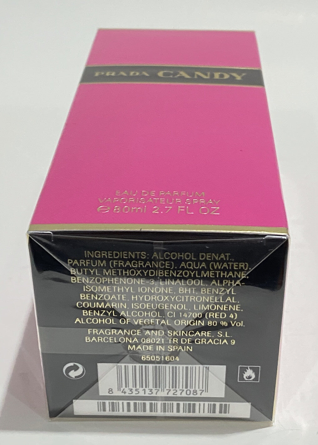 Prada Candy 2.7oz Edp Spray For Women New In Box