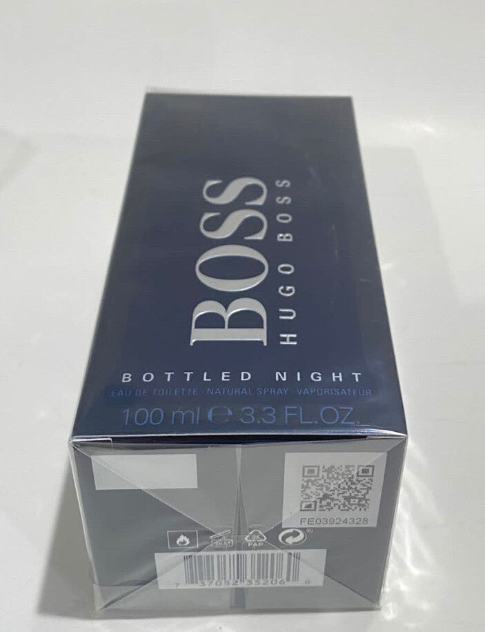 Boss Bottle Night 3.4oz Edt Spray For Men New In Box