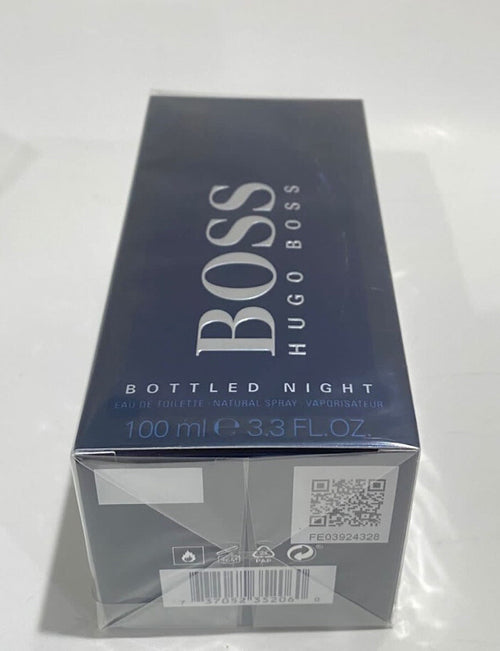 Boss Bottle Night 3.4oz Edt Spray For Men New In Box