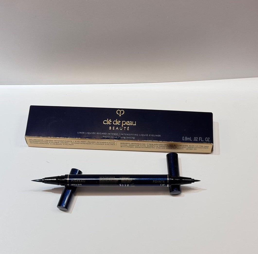 Cle de Peau INTENSIFYING LIQUID EYELINER BLACK 0.2oz FULL SIZE NEW & FRESH