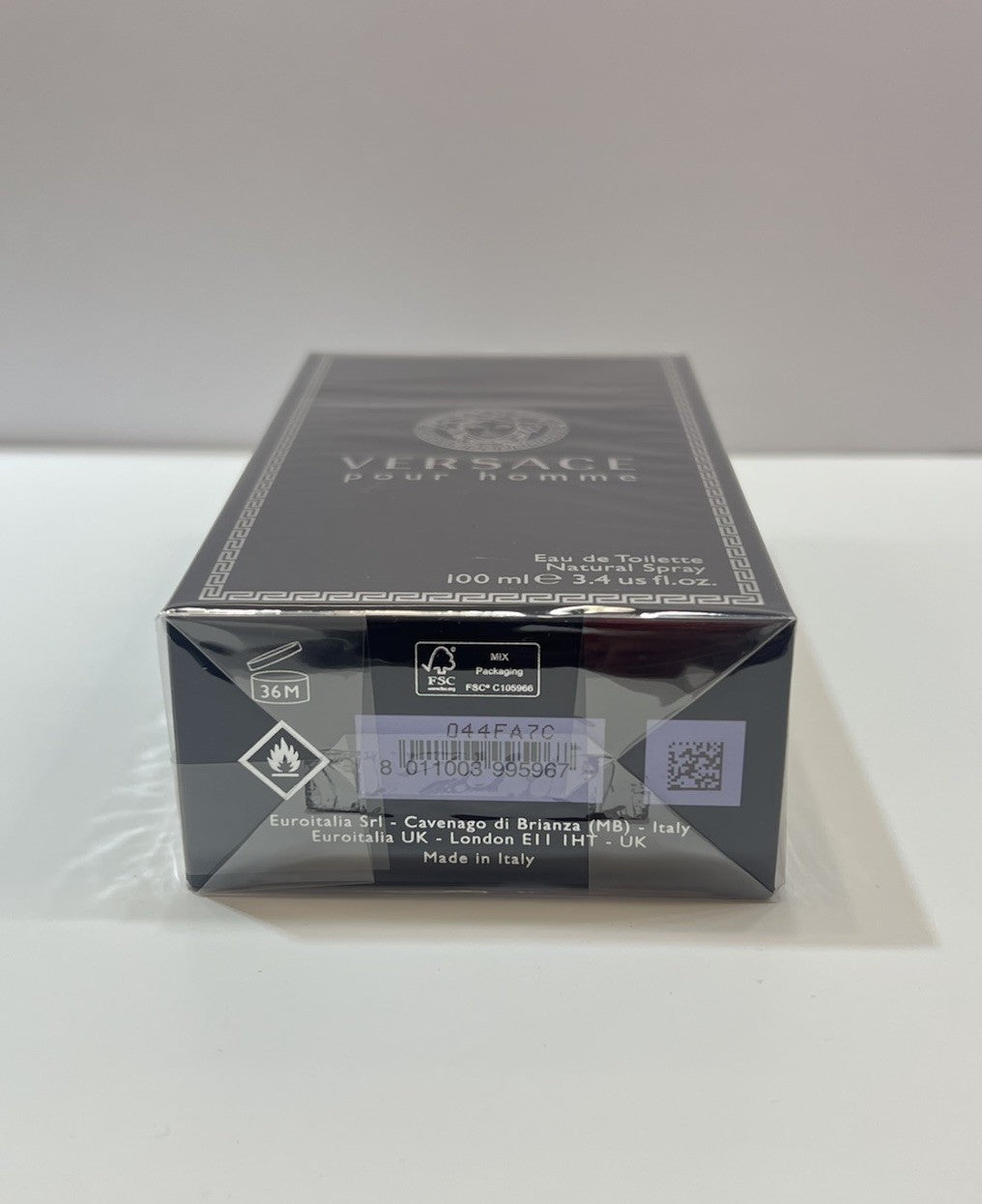 Versace Pour Homme 3.4oz Edt Spray For Men New In Box