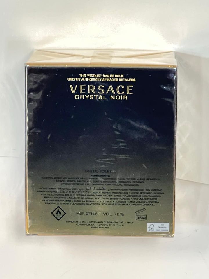 Versace Crystal Noir 3oz Edt Spray For Women New In Box