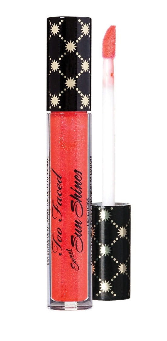 Too Faced Sweet Sun shines Lipgloss Shade Papaya Slushie Full Size New In Box