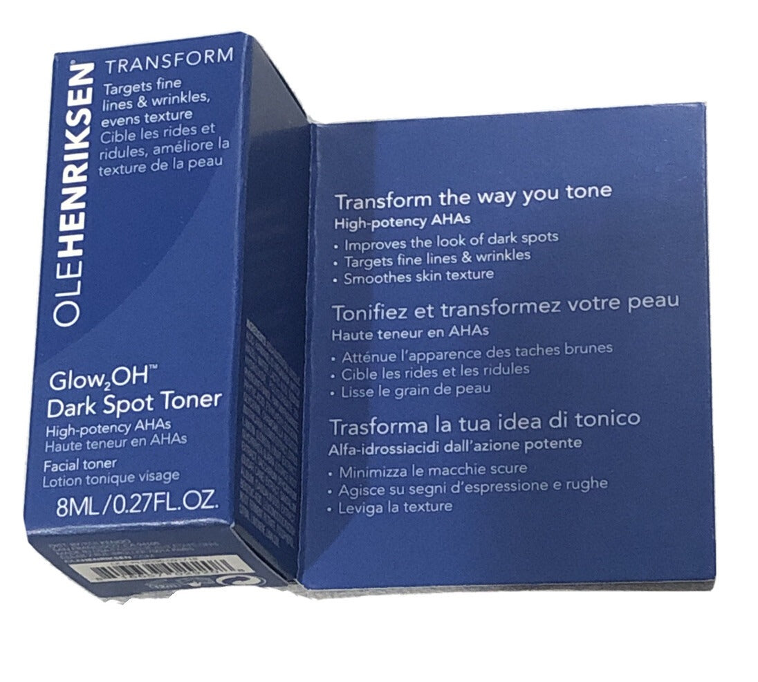 OLEHENRIKSEN Glow2OH Dark Spot Toner 8mL/0.27oz TRAVEL SIZE NEW BOXED