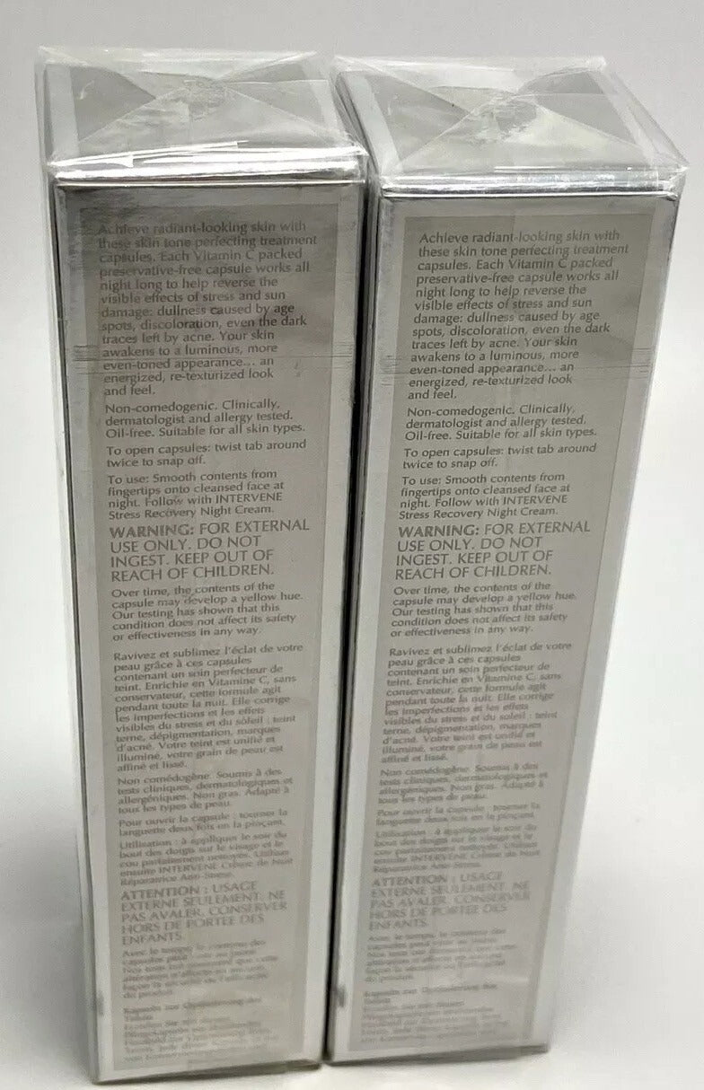 2x Elizabeth Arden Intervene Skin Tone Perfecting Capsules 37 Count Full Sz SEAL