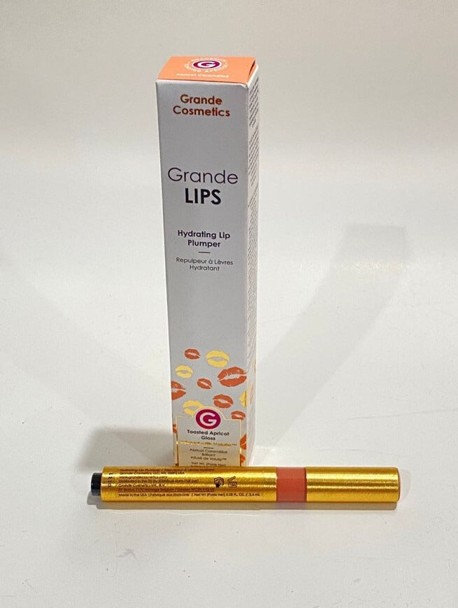 Grande Lips Hydrating Lip Plumper TOASTED APRICOT (PEACHY NUDE) New In Box